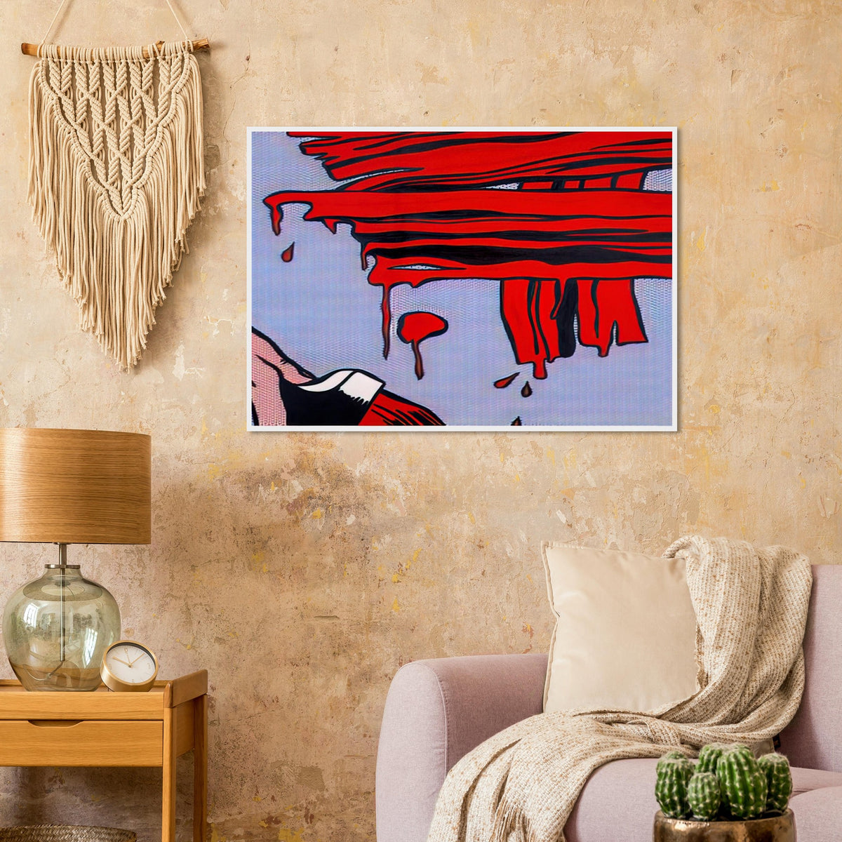 BRUSHSTROKES 1965 Framed Poster | Roy Lichtenstein Framed Prints Wall Art | Roy Lichtenstein Shop