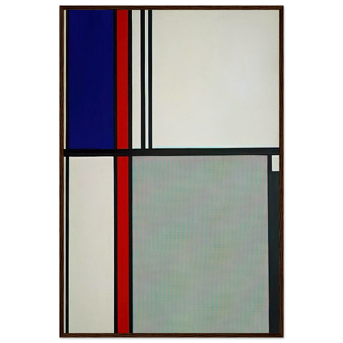 NONOBJECTIVE II 1964 Framed Poster | Roy Lichtenstein Framed Prints Wall Art | Roy Lichtenstein Shop