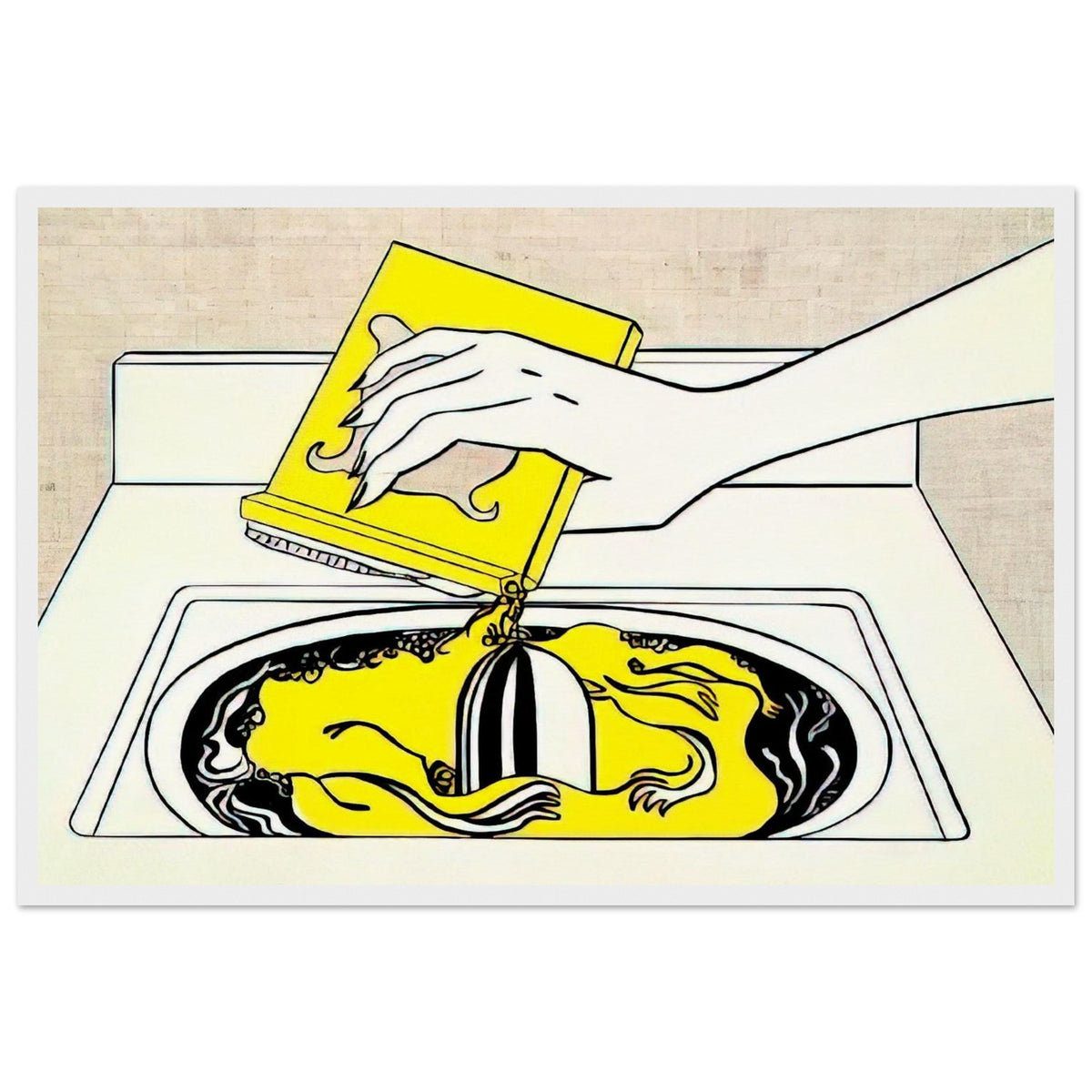 WASHING MACHINE 1961 Framed Poster | Roy Lichtenstein Framed Prints Wall Art | Roy Lichtenstein Shop