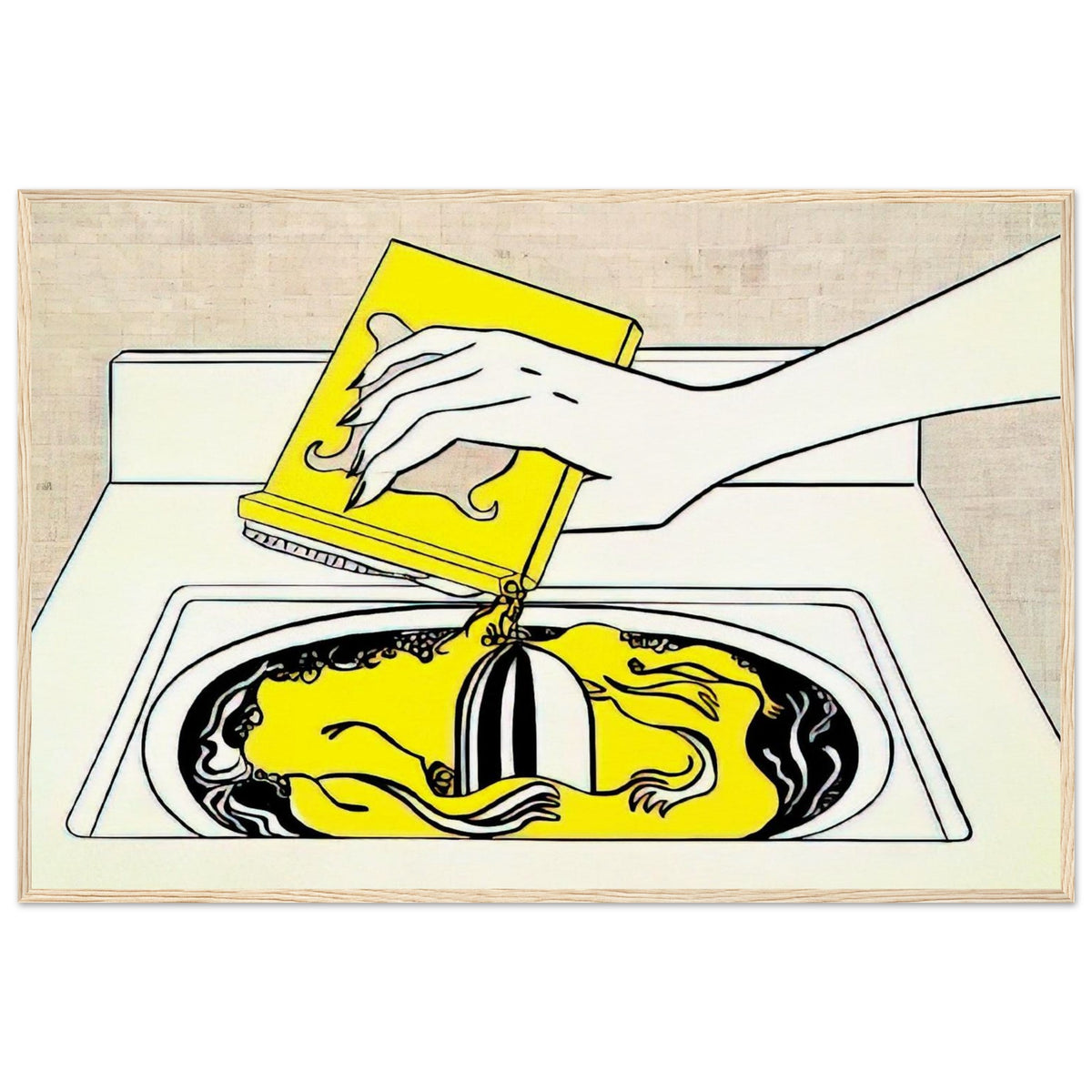 WASHING MACHINE 1961 Framed Poster | Roy Lichtenstein Framed Prints Wall Art | Roy Lichtenstein Shop