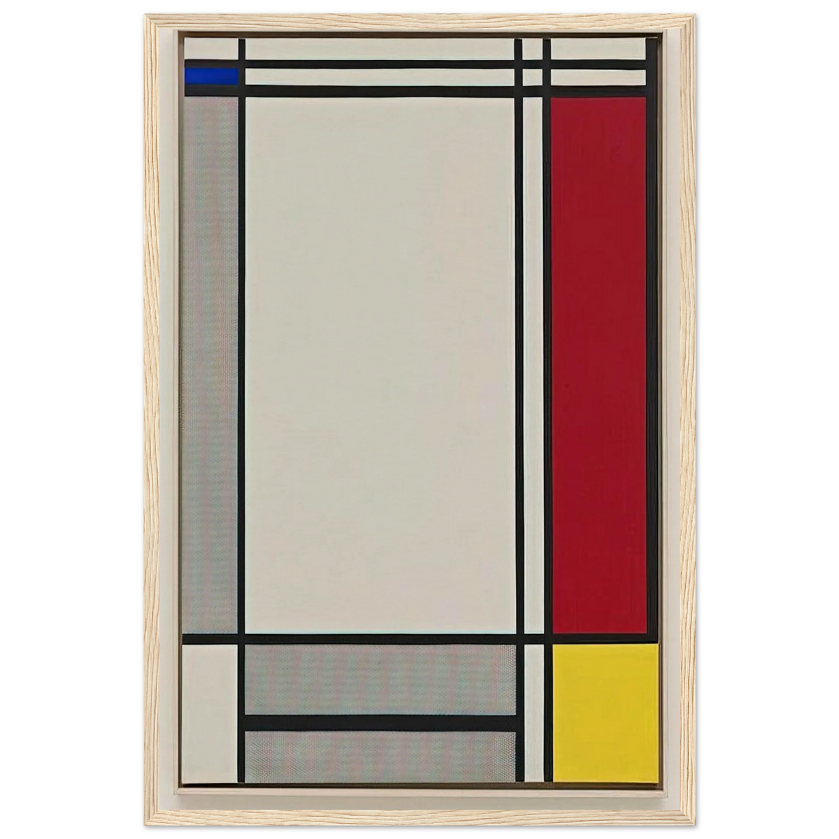 NON OBJECTIVE I 1964 Framed Poster | Roy Lichtenstein Framed Prints Wall Art | Roy Lichtenstein Shop