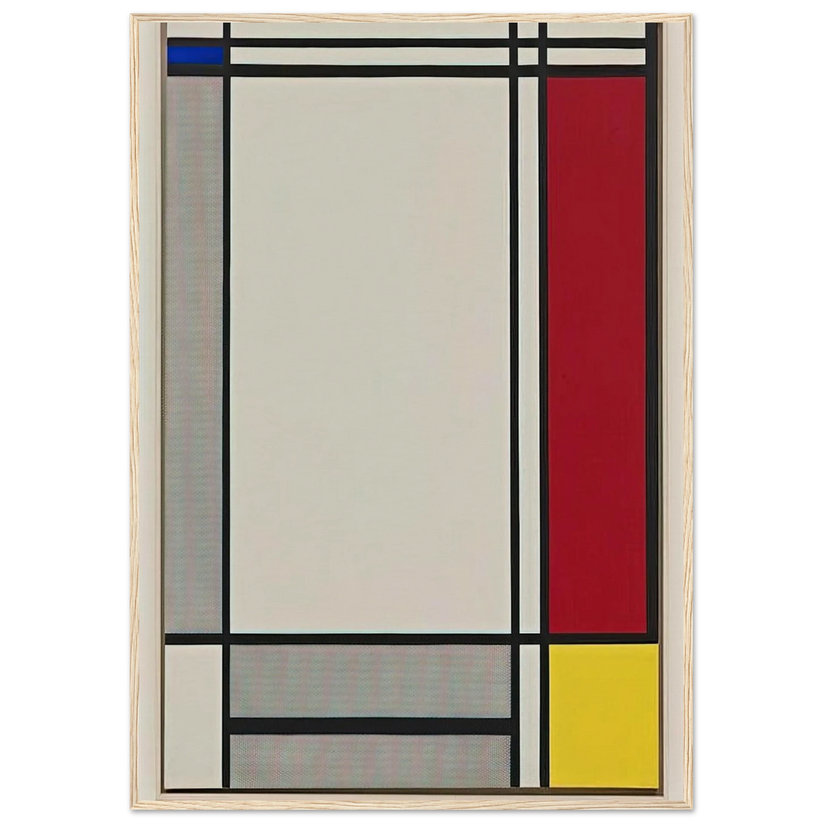 NON OBJECTIVE I 1964 Framed Poster | Roy Lichtenstein Framed Prints Wall Art | Roy Lichtenstein Shop