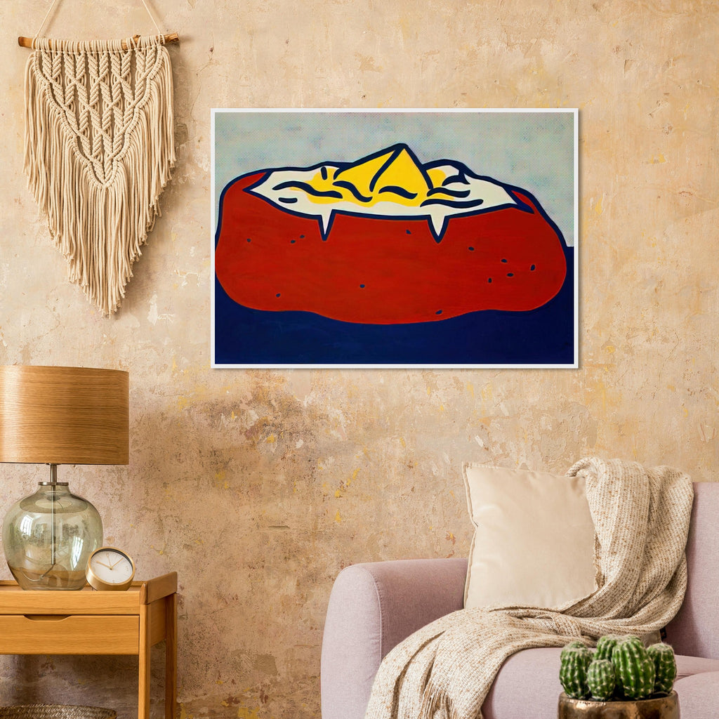 BAKED POTATO 1962 Framed Poster | Roy Lichtenstein Framed Prints Wall Art | Roy Lichtenstein Shop
