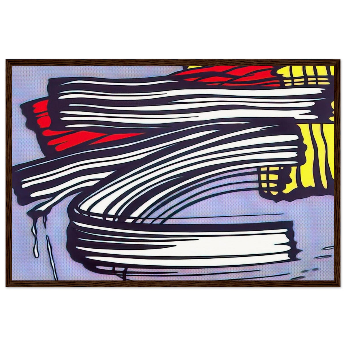 LITTLE BIG PAINTING 1965 Framed Poster | Roy Lichtenstein Framed Prints Wall Art | Roy Lichtenstein Shop