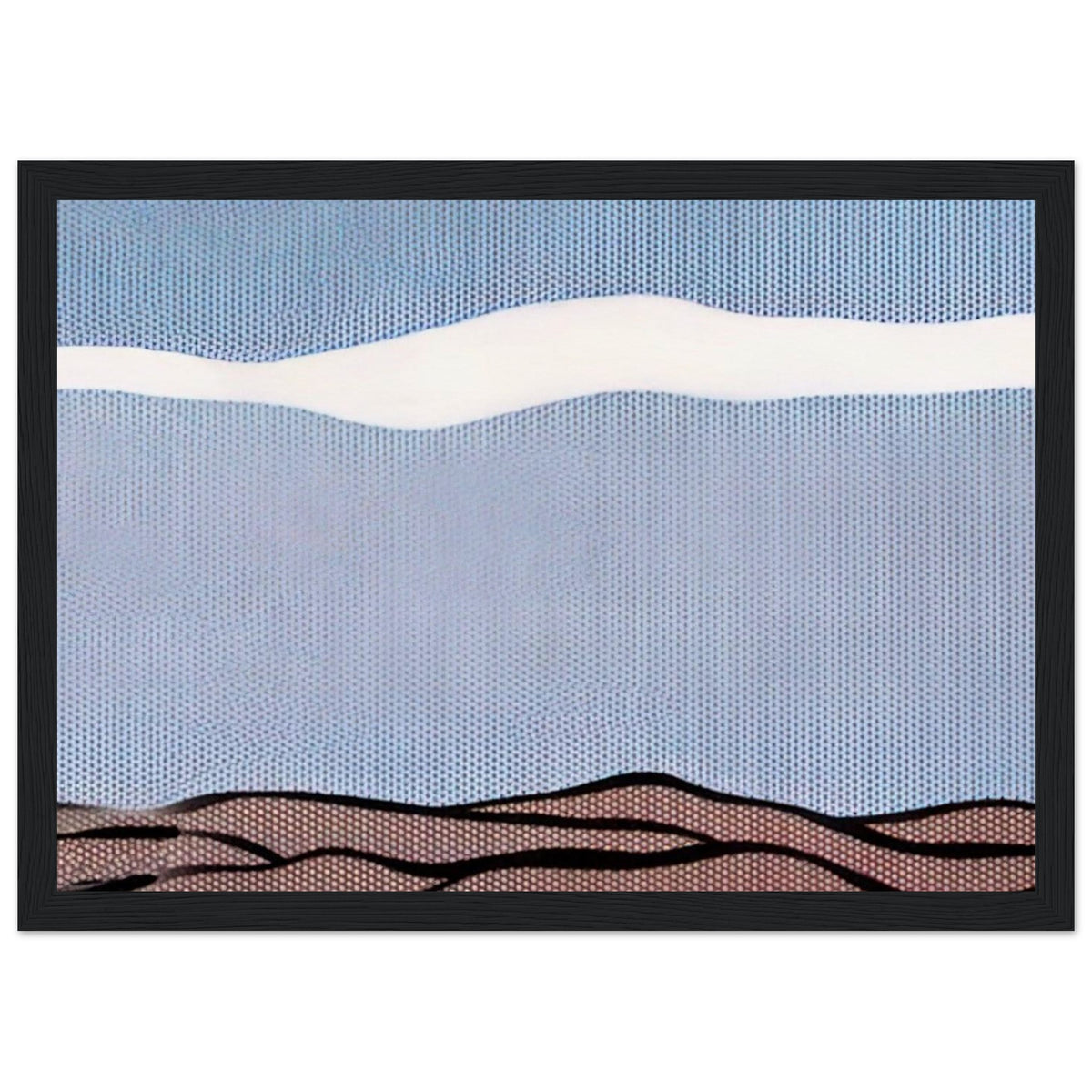 LANDSCAPE 1964 Framed Poster | Roy Lichtenstein Framed Prints Wall Art | Roy Lichtenstein Shop