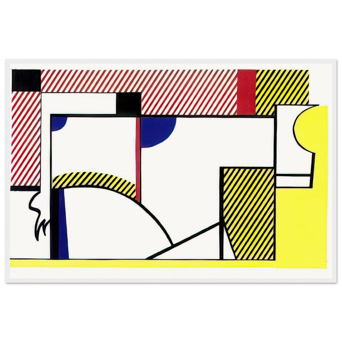 BULL VI 1973 Framed Poster | Roy Lichtenstein Framed Prints Wall Art | Roy Lichtenstein Shop