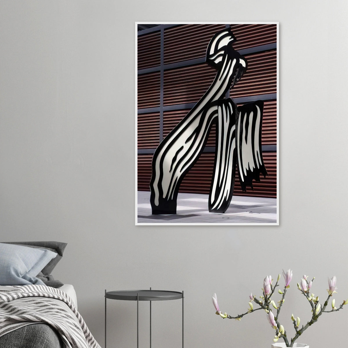 BRUSHSTROKE 1996 Framed Poster | Roy Lichtenstein Framed Prints Wall Art | Roy Lichtenstein Shop
