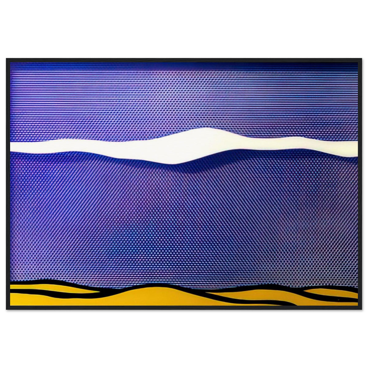ARCTIC LANDSCAPE 1964 Framed Poster | Roy Lichtenstein Framed Prints Wall Art | Roy Lichtenstein Shop