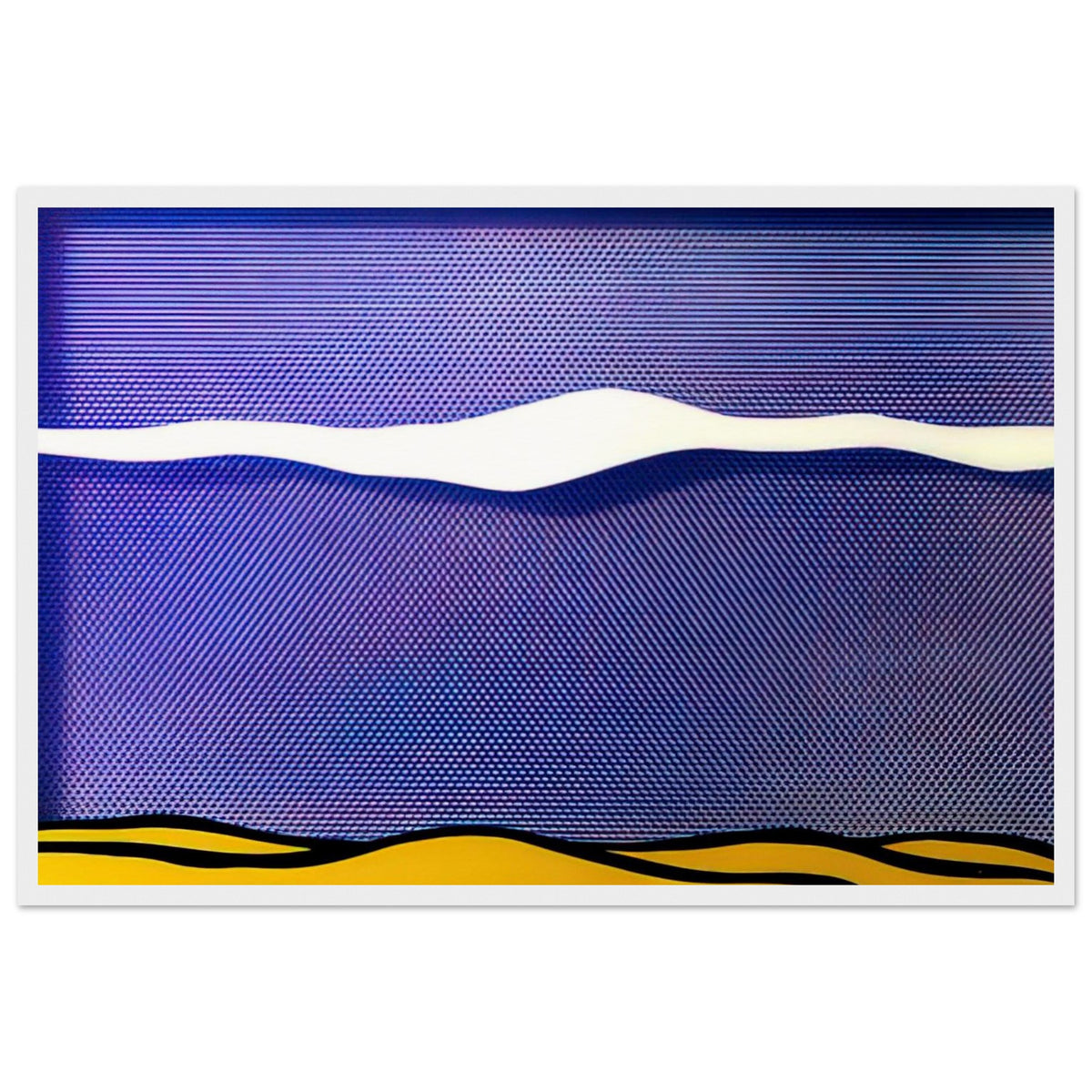 ARCTIC LANDSCAPE 1964 Framed Poster | Roy Lichtenstein Framed Prints Wall Art | Roy Lichtenstein Shop