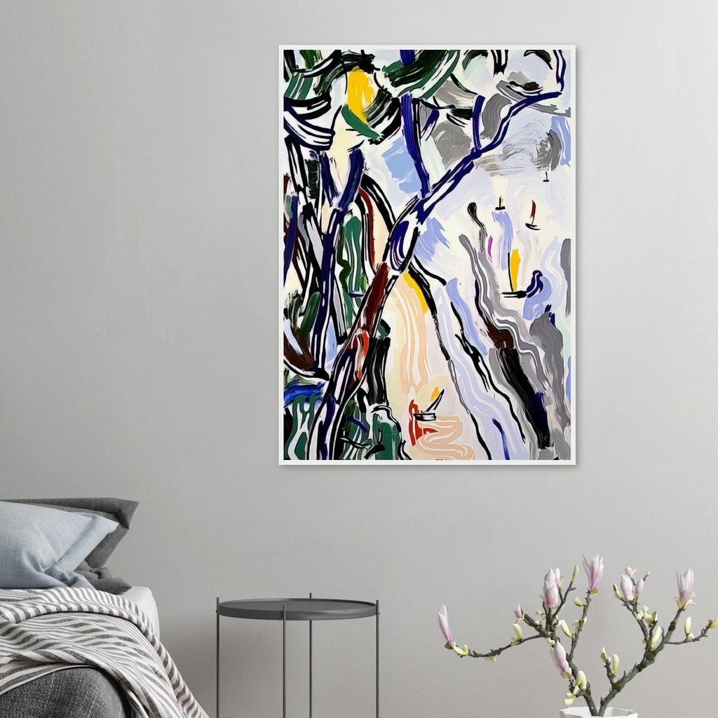 SAILBOATS 1985 Framed Poster | Roy Lichtenstein Framed Prints Wall Art | Roy Lichtenstein Shop