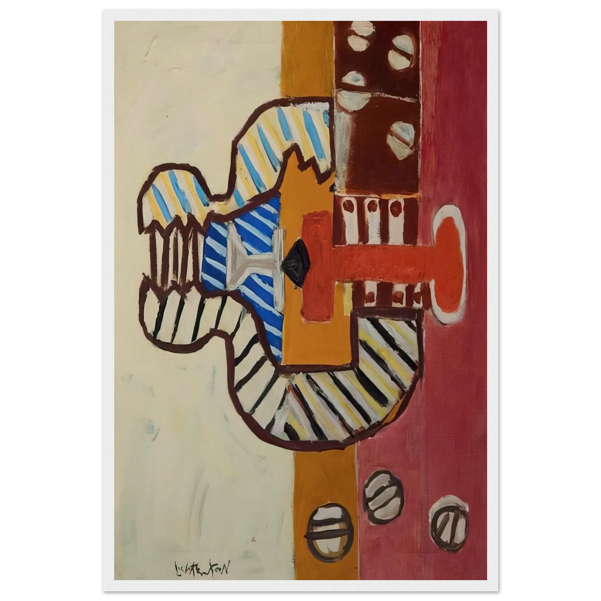 THE VALVE 1954 Framed Poster | Roy Lichtenstein Framed Prints Wall Art | Roy Lichtenstein Shop