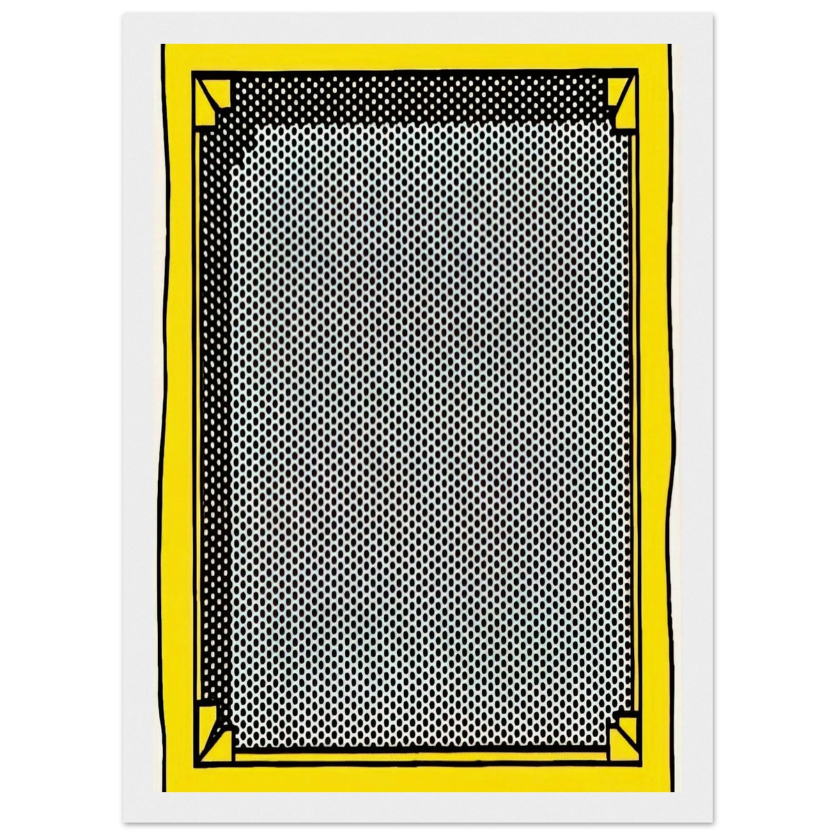 STRETCHER FRAME Framed Poster | Roy Lichtenstein Framed Prints Wall Art | Roy Lichtenstein Shop
