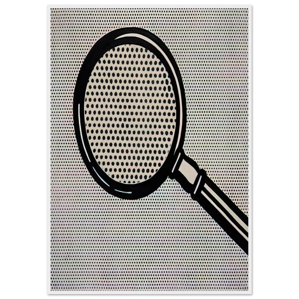 MAGNIFYING GLASS 1963 Framed Poster | Roy Lichtenstein Framed Prints Wall Art | Roy Lichtenstein Shop