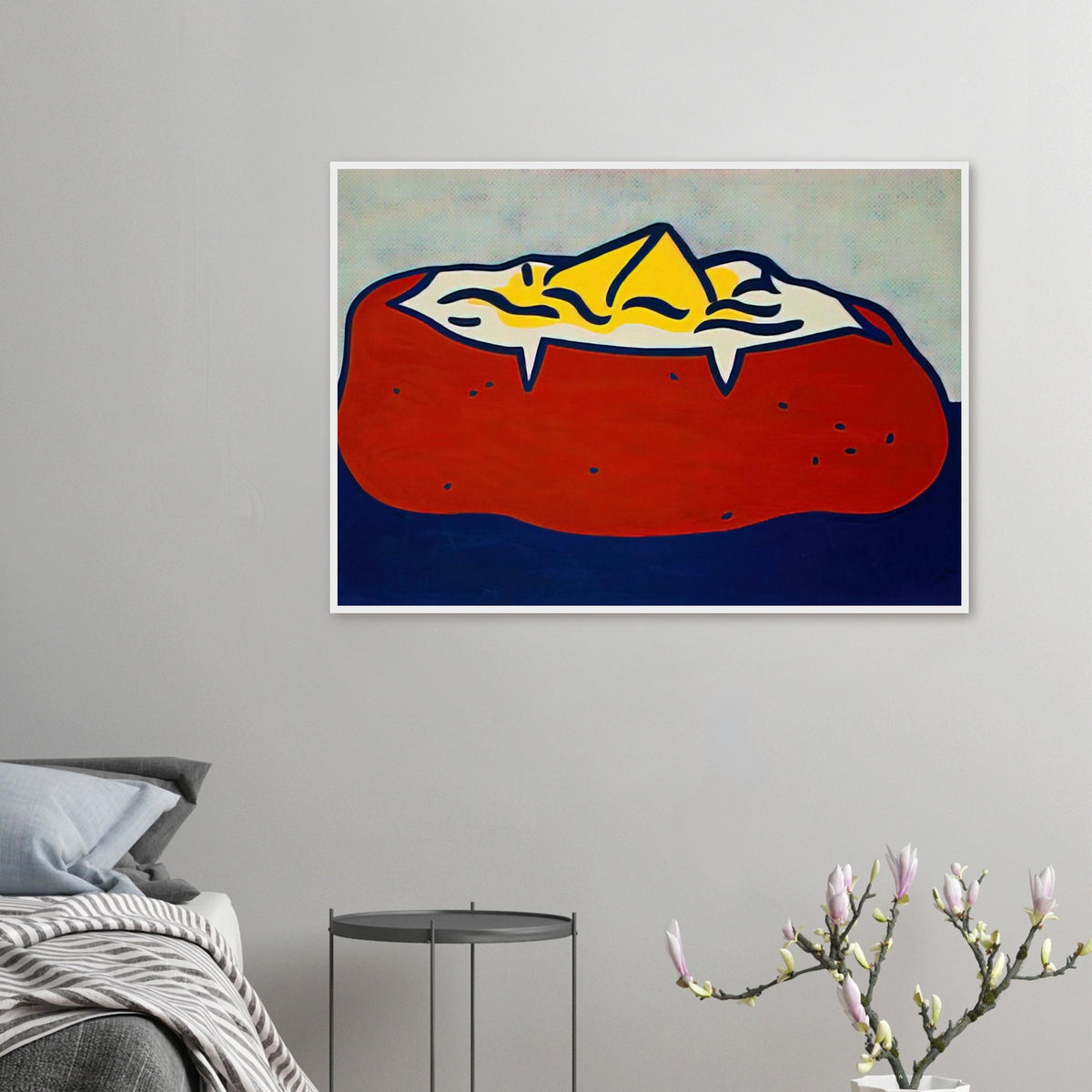 BAKED POTATO 1962 Framed Poster | Roy Lichtenstein Framed Prints Wall Art | Roy Lichtenstein Shop