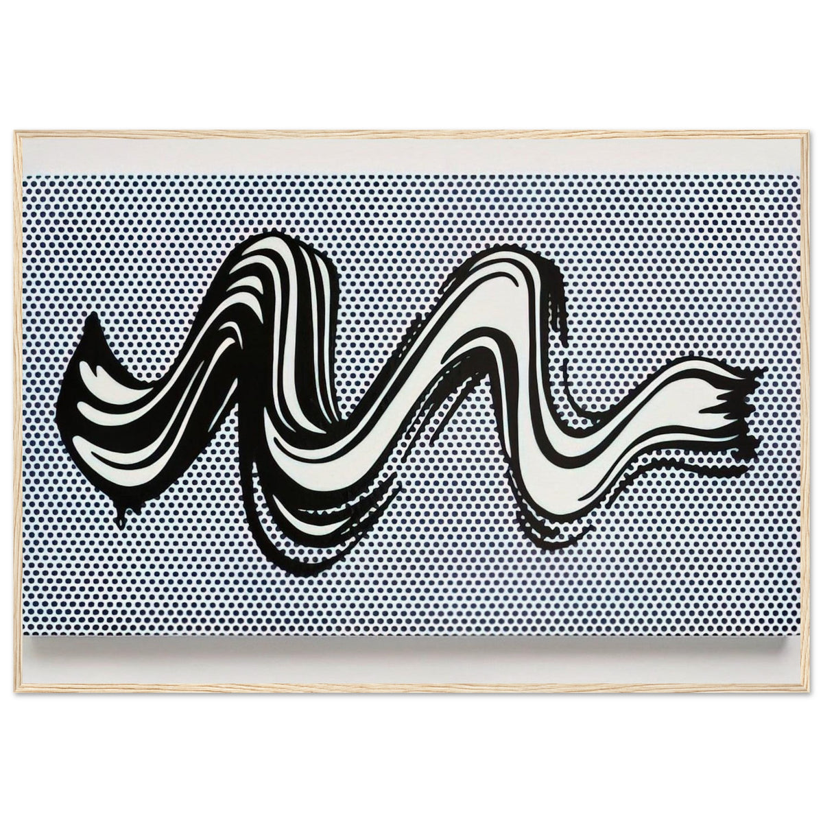 BRUSHSTROKE 1965 Framed Poster | Roy Lichtenstein Framed Prints Wall Art | Roy Lichtenstein Shop