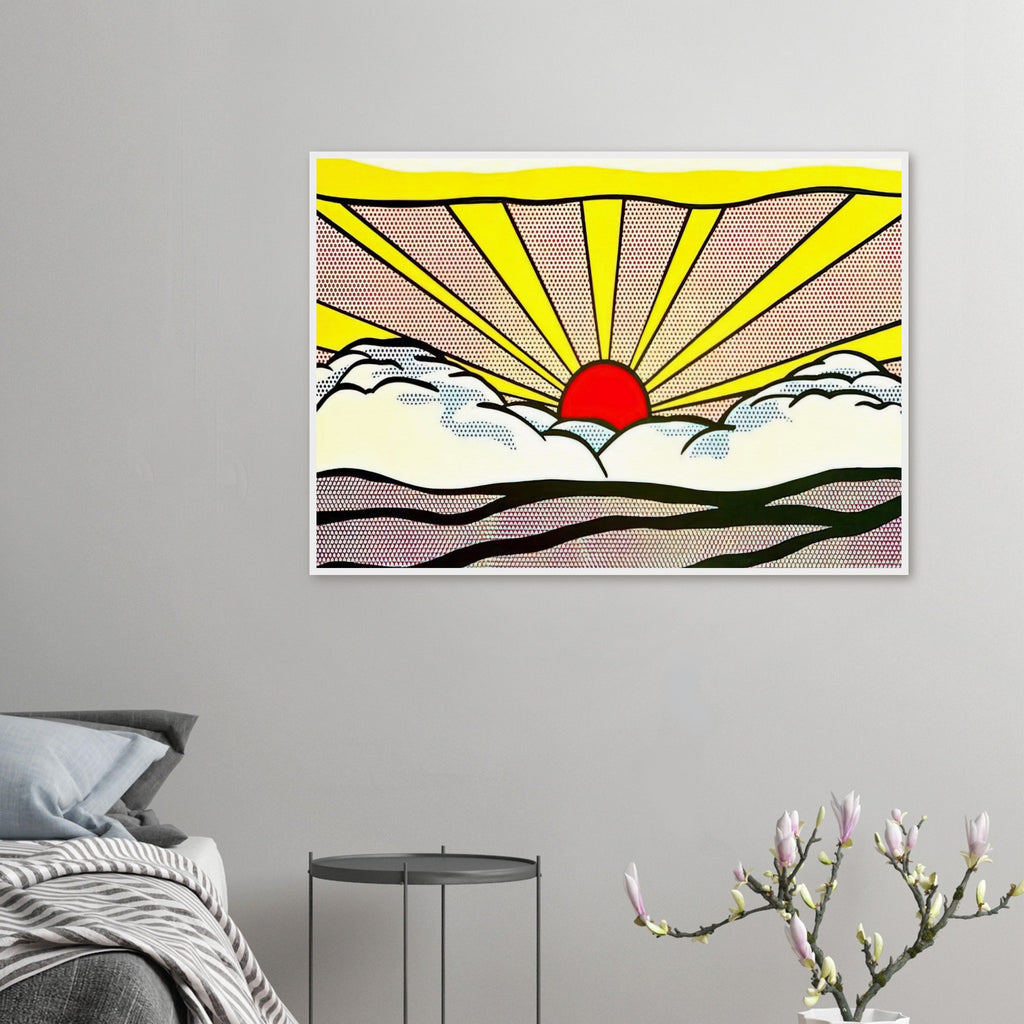 SUNRISE 1965 Framed Poster | Roy Lichtenstein Framed Prints Wall Art | Roy Lichtenstein Shop
