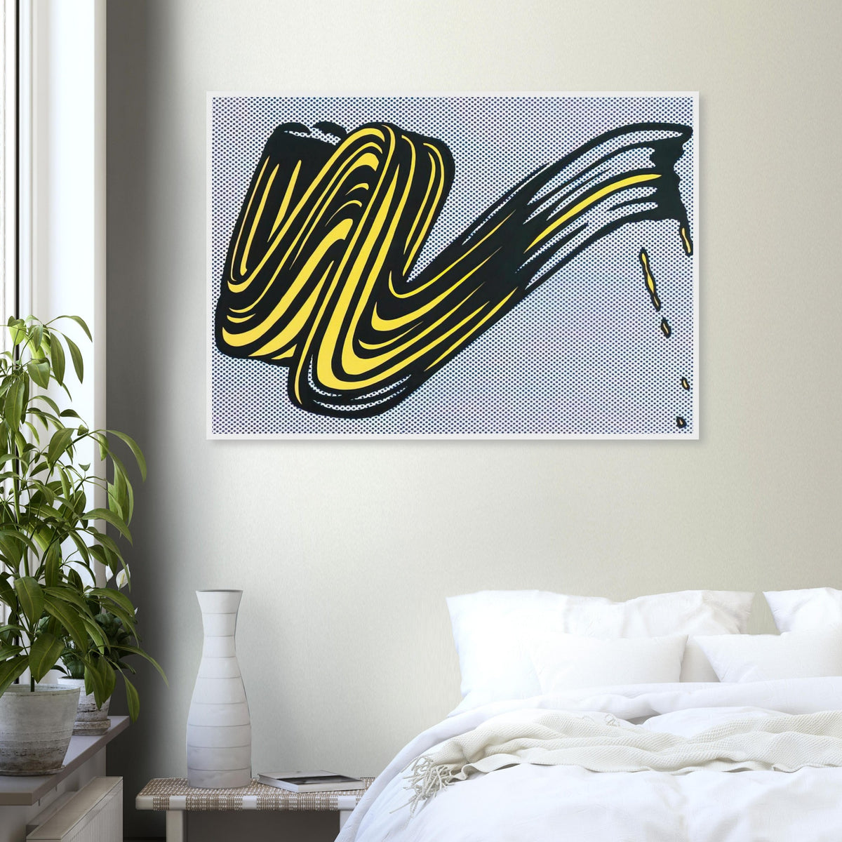 BRUSHSTROKE 1965 0 Framed Poster | Roy Lichtenstein Framed Prints Wall Art | Roy Lichtenstein Shop