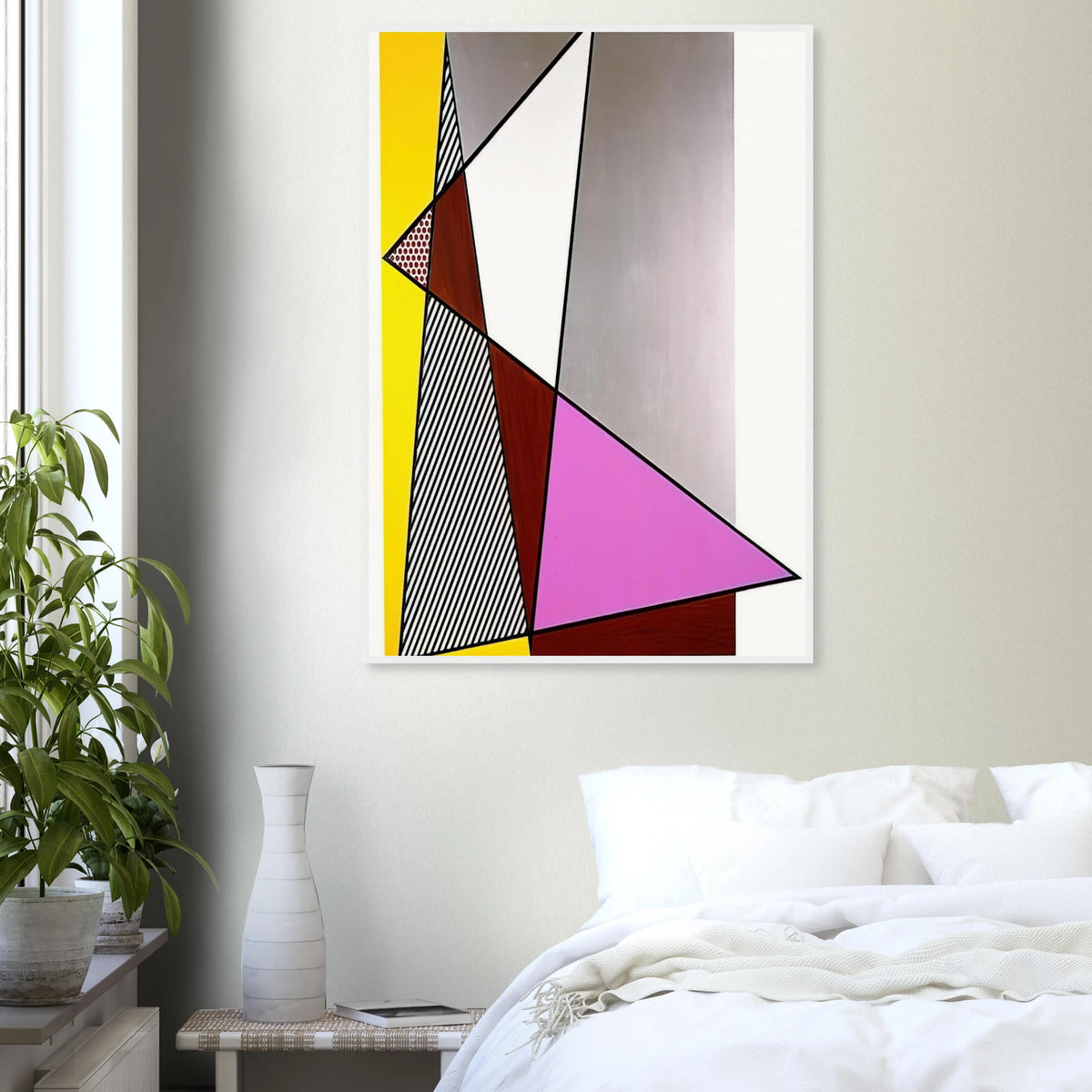 IMPERFECT PAINTING 1986 Framed Poster | Roy Lichtenstein Framed Prints Wall Art | Roy Lichtenstein Shop