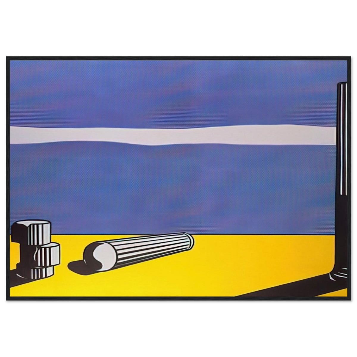 RUINS 1965 Framed Poster | Roy Lichtenstein Framed Prints Wall Art | Roy Lichtenstein Shop