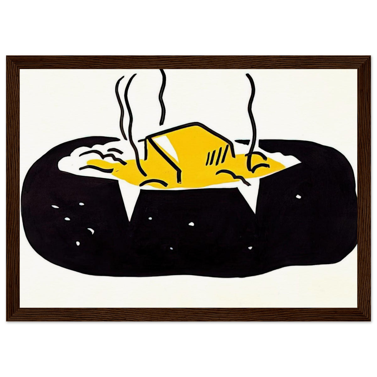 BAKED POTATO 1962 1 Framed Poster | Roy Lichtenstein Framed Prints Wall Art | Roy Lichtenstein Shop
