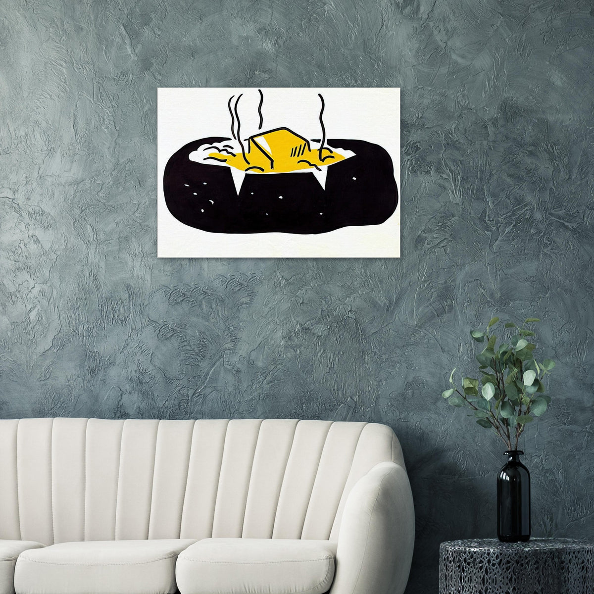 BAKED POTATO 1962 1 Canvas | Roy Lichtenstein Canvas | Roy Lichtenstein Shop