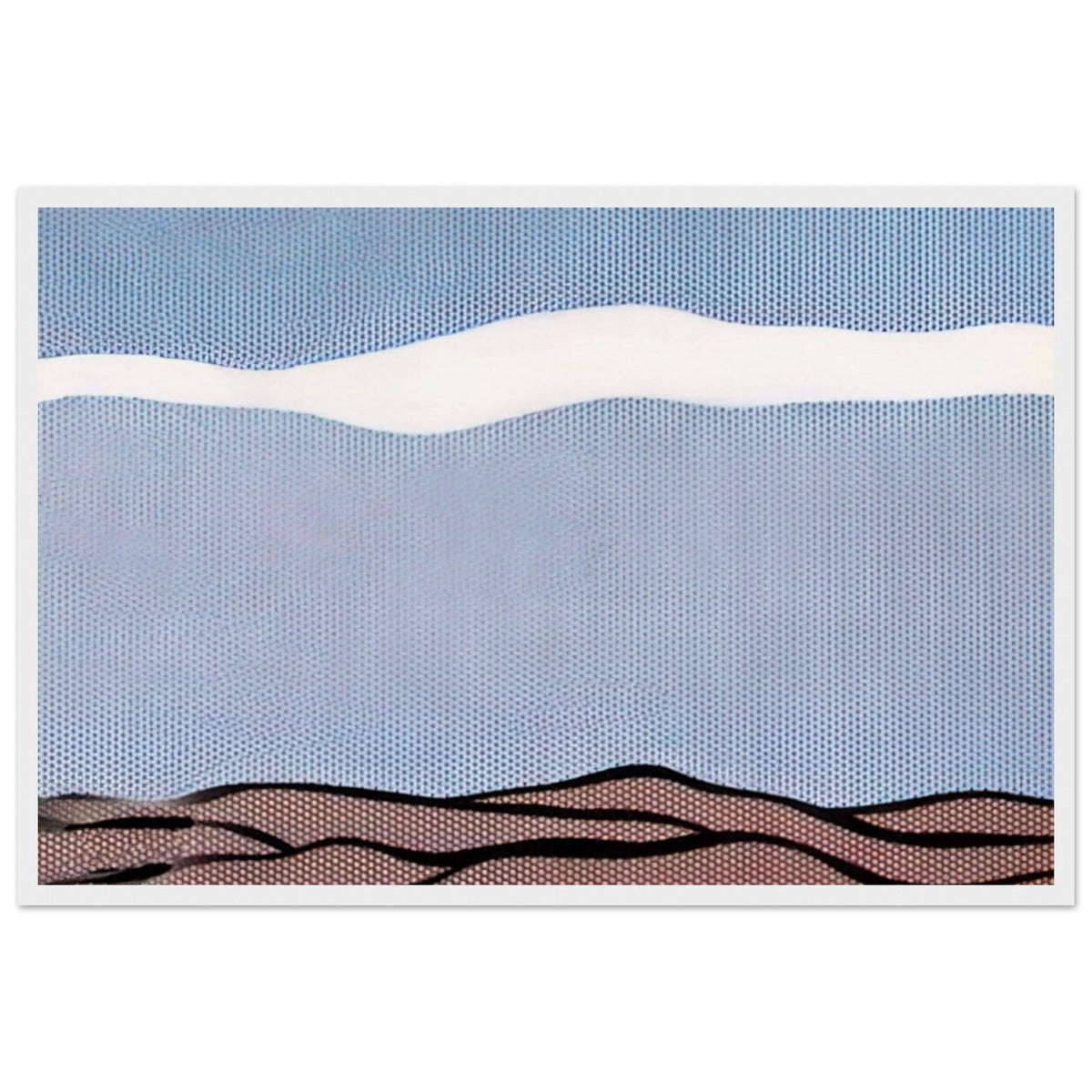 LANDSCAPE 1964 Framed Poster | Roy Lichtenstein Framed Prints Wall Art | Roy Lichtenstein Shop
