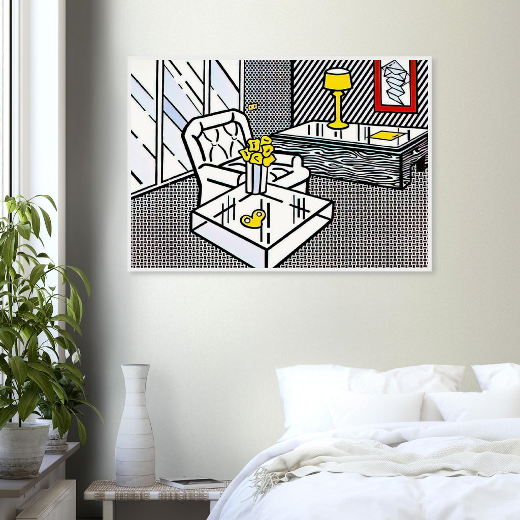 THE DEN 1990 Framed Poster | Roy Lichtenstein Framed Prints Wall Art | Roy Lichtenstein Shop