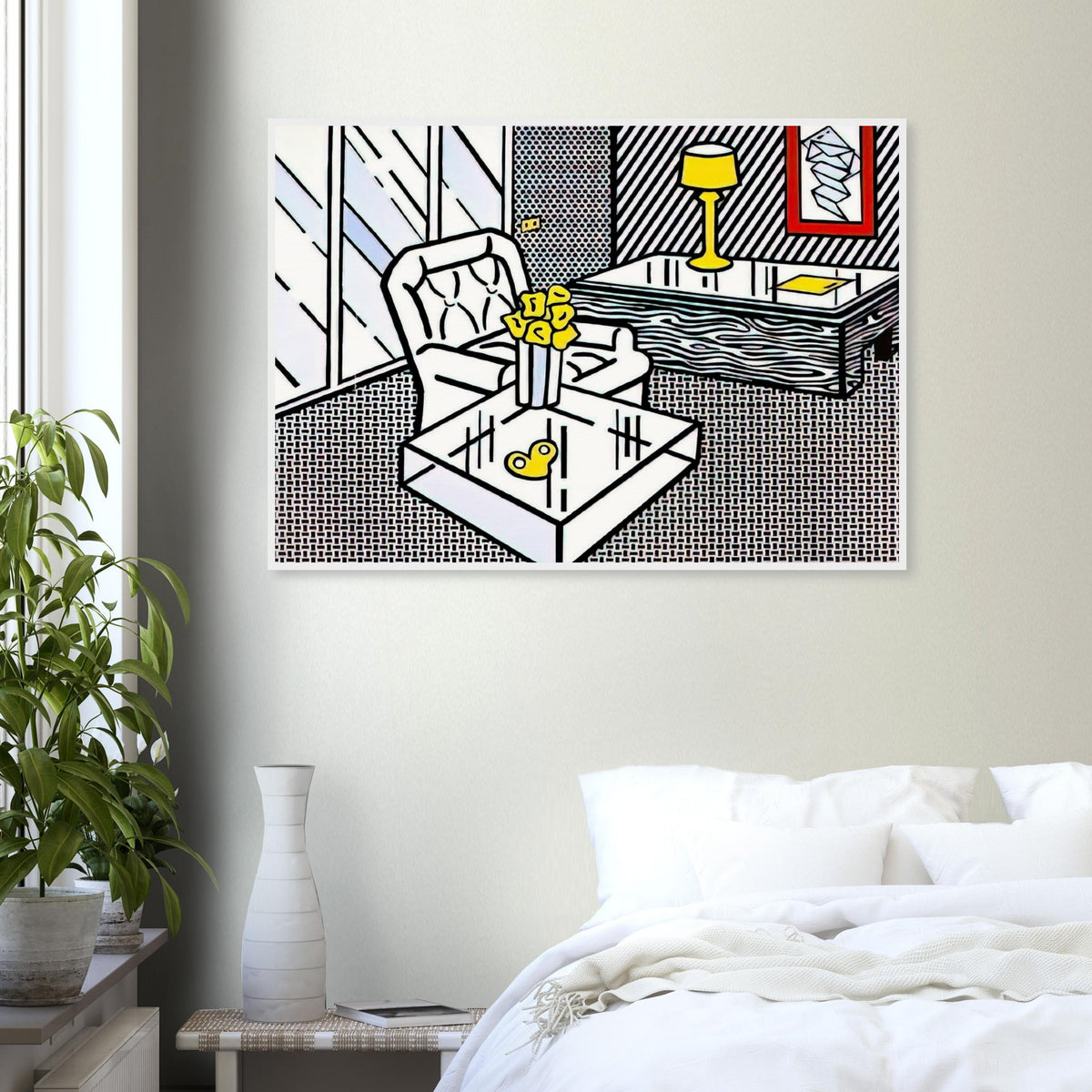 THE DEN 1990 Framed Poster | Roy Lichtenstein Framed Prints Wall Art | Roy Lichtenstein Shop
