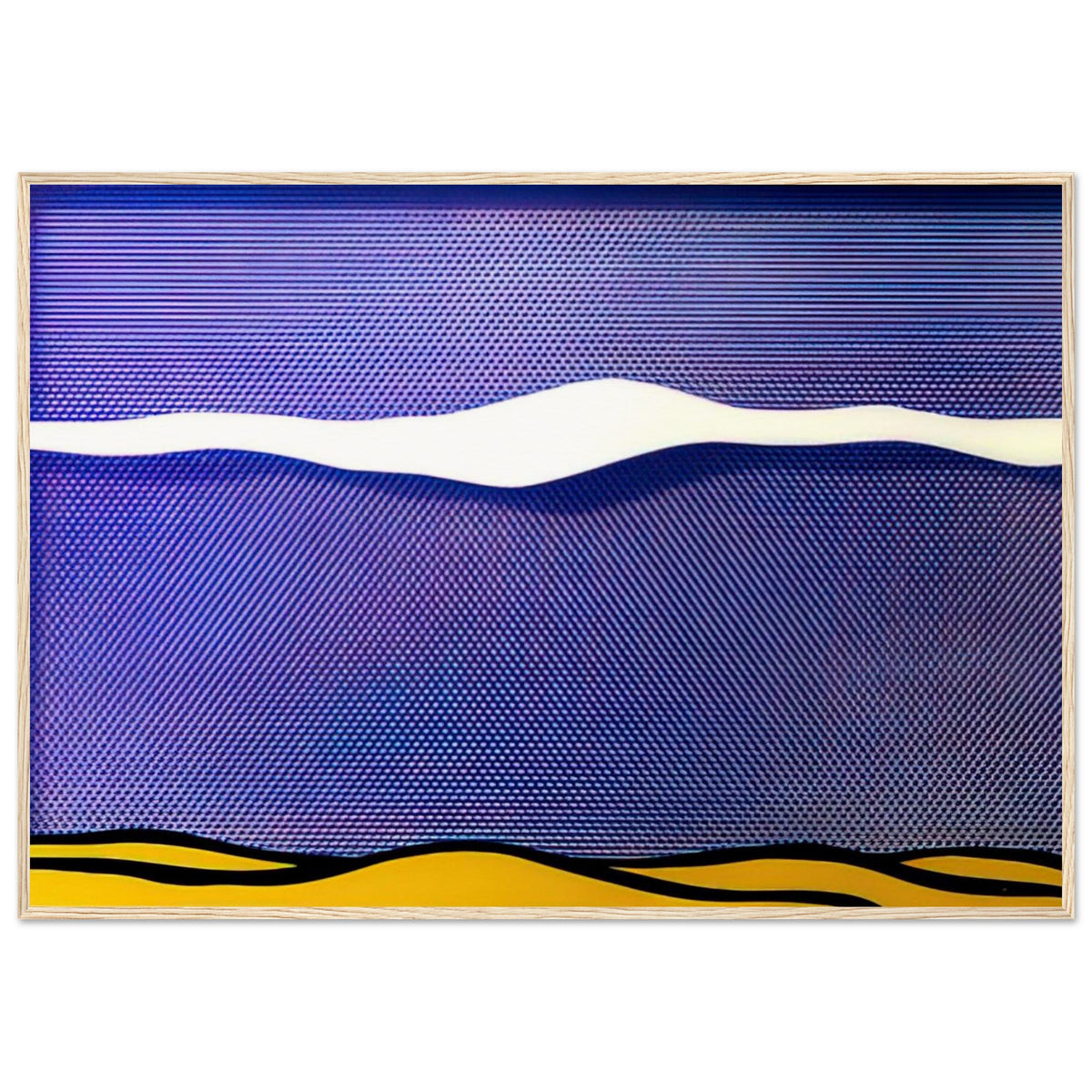 ARCTIC LANDSCAPE 1964 Framed Poster | Roy Lichtenstein Framed Prints Wall Art | Roy Lichtenstein Shop