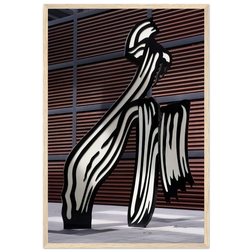 BRUSHSTROKE 1996 Framed Poster | Roy Lichtenstein Framed Prints Wall Art | Roy Lichtenstein Shop