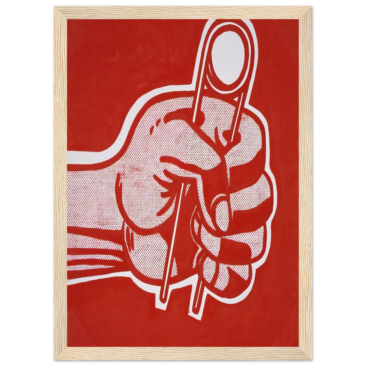 THE GRIP 1962 Framed Poster | Roy Lichtenstein Framed Prints Wall Art | Roy Lichtenstein Shop