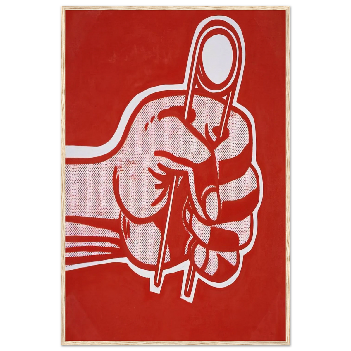 THE GRIP 1962 Framed Poster | Roy Lichtenstein Framed Prints Wall Art | Roy Lichtenstein Shop