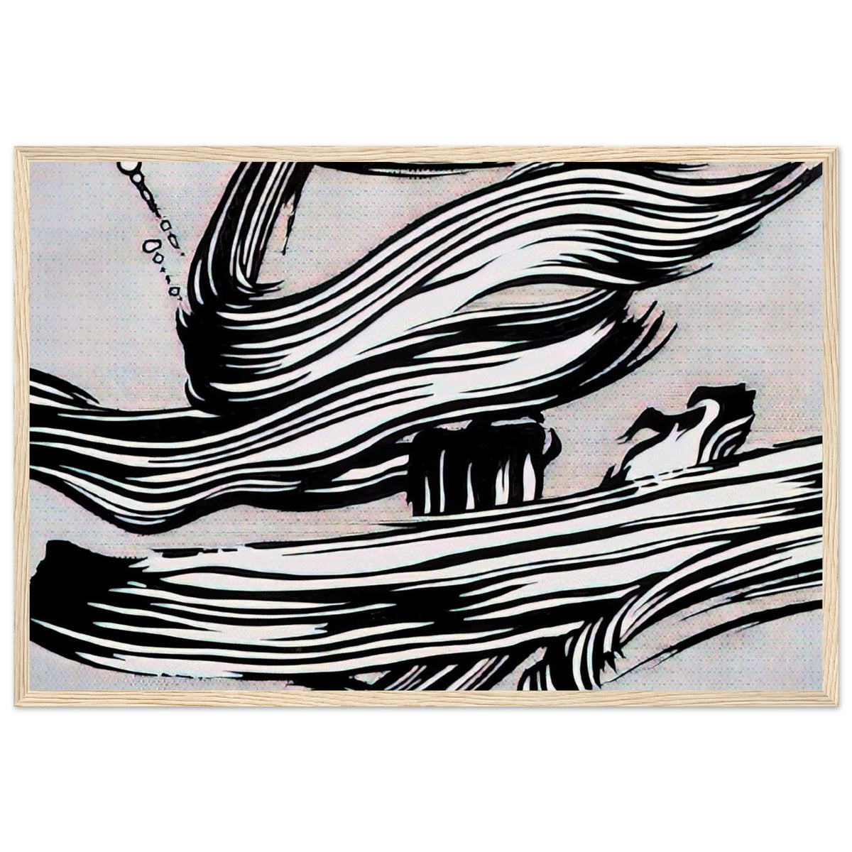 BRUSHSTROKES 1968 Framed Poster | Roy Lichtenstein Framed Prints Wall Art | Roy Lichtenstein Shop