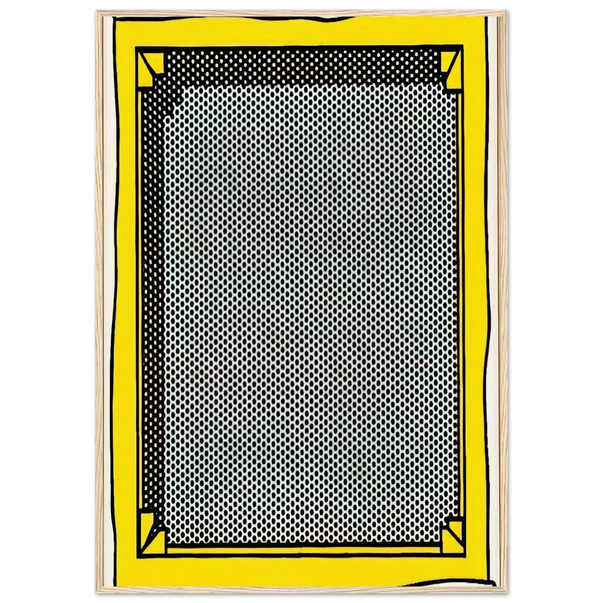 STRETCHER FRAME Framed Poster | Roy Lichtenstein Framed Prints Wall Art | Roy Lichtenstein Shop
