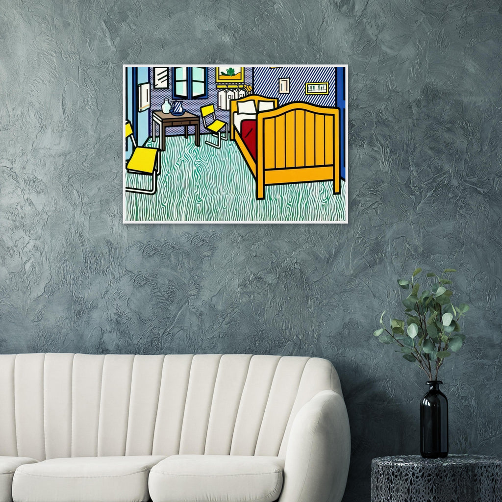 BEDROOM AT ARLES 1992 Framed Poster | Roy Lichtenstein Framed Prints Wall Art | Roy Lichtenstein Shop
