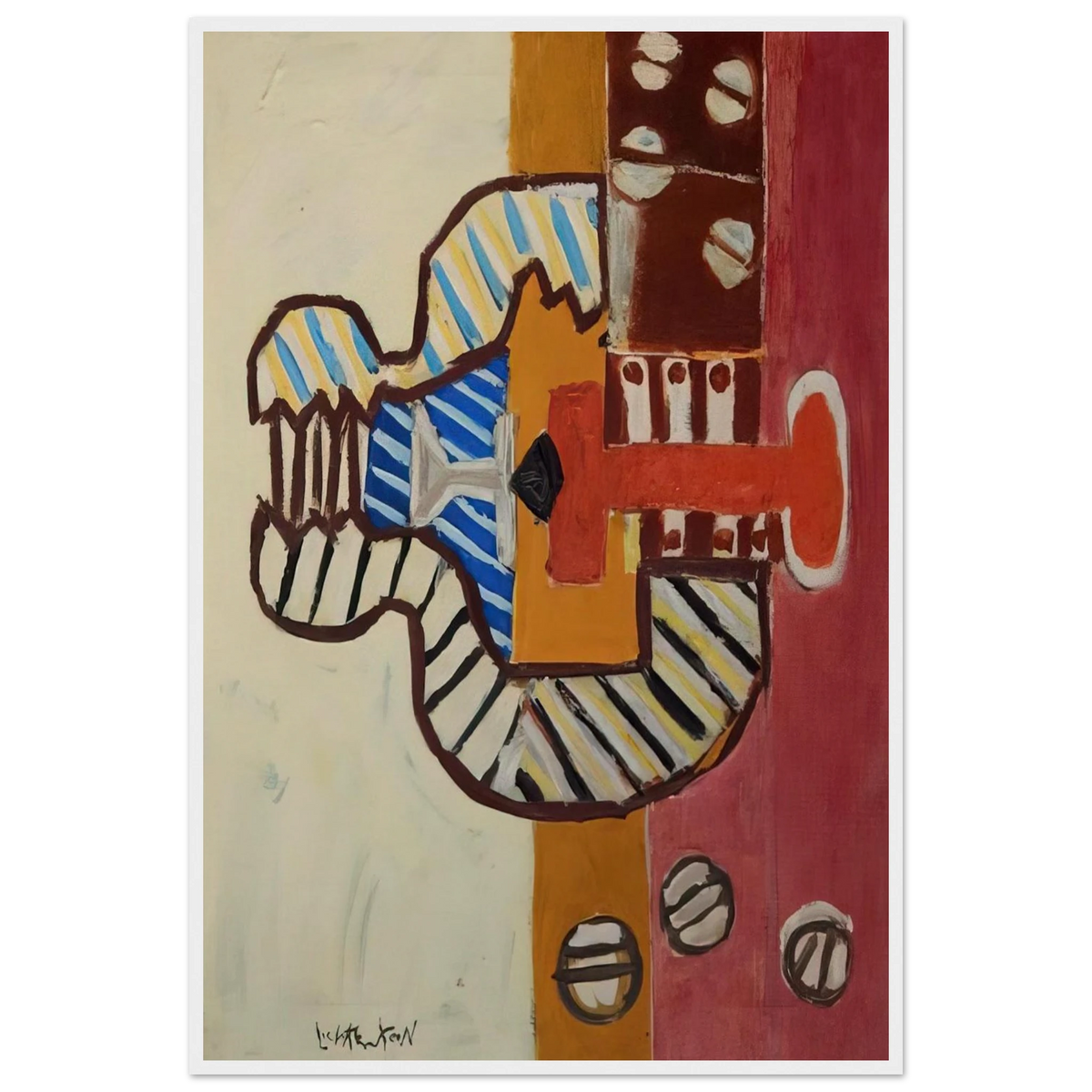 THE VALVE 1954 Framed Poster | Roy Lichtenstein Framed Prints Wall Art | Roy Lichtenstein Shop