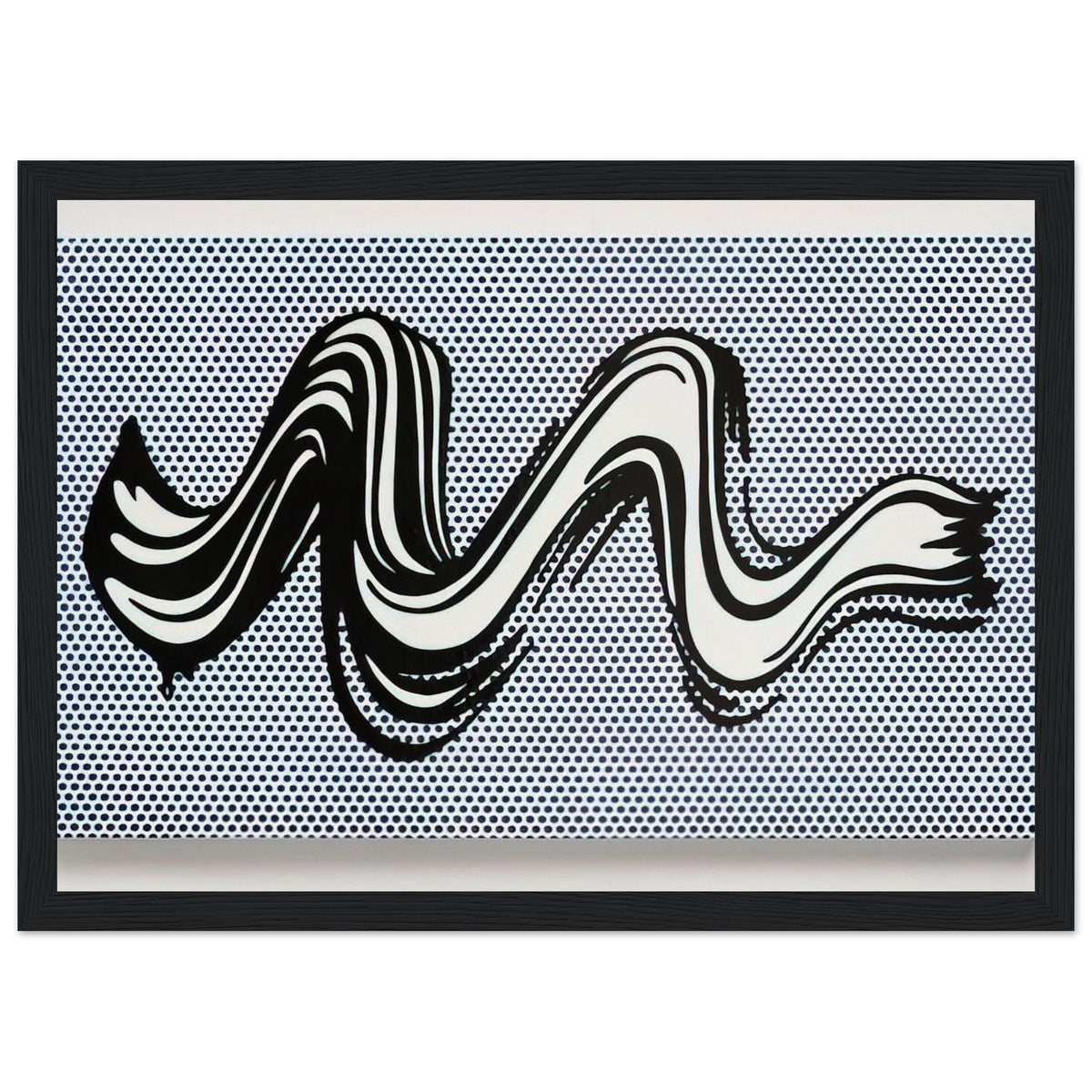 BRUSHSTROKE 1965 Framed Poster | Roy Lichtenstein Framed Prints Wall Art | Roy Lichtenstein Shop