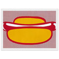 HOT DOG 1964 Framed Poster | Roy Lichtenstein Framed Prints Wall Art | Roy Lichtenstein Shop