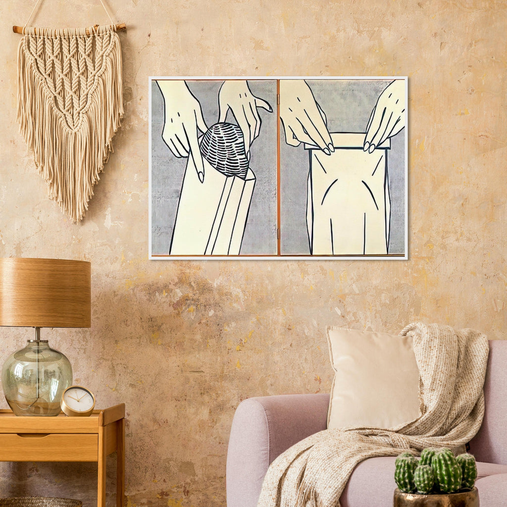 BREAD IN BAG 1961 Framed Poster | Roy Lichtenstein Framed Prints Wall Art | Roy Lichtenstein Shop