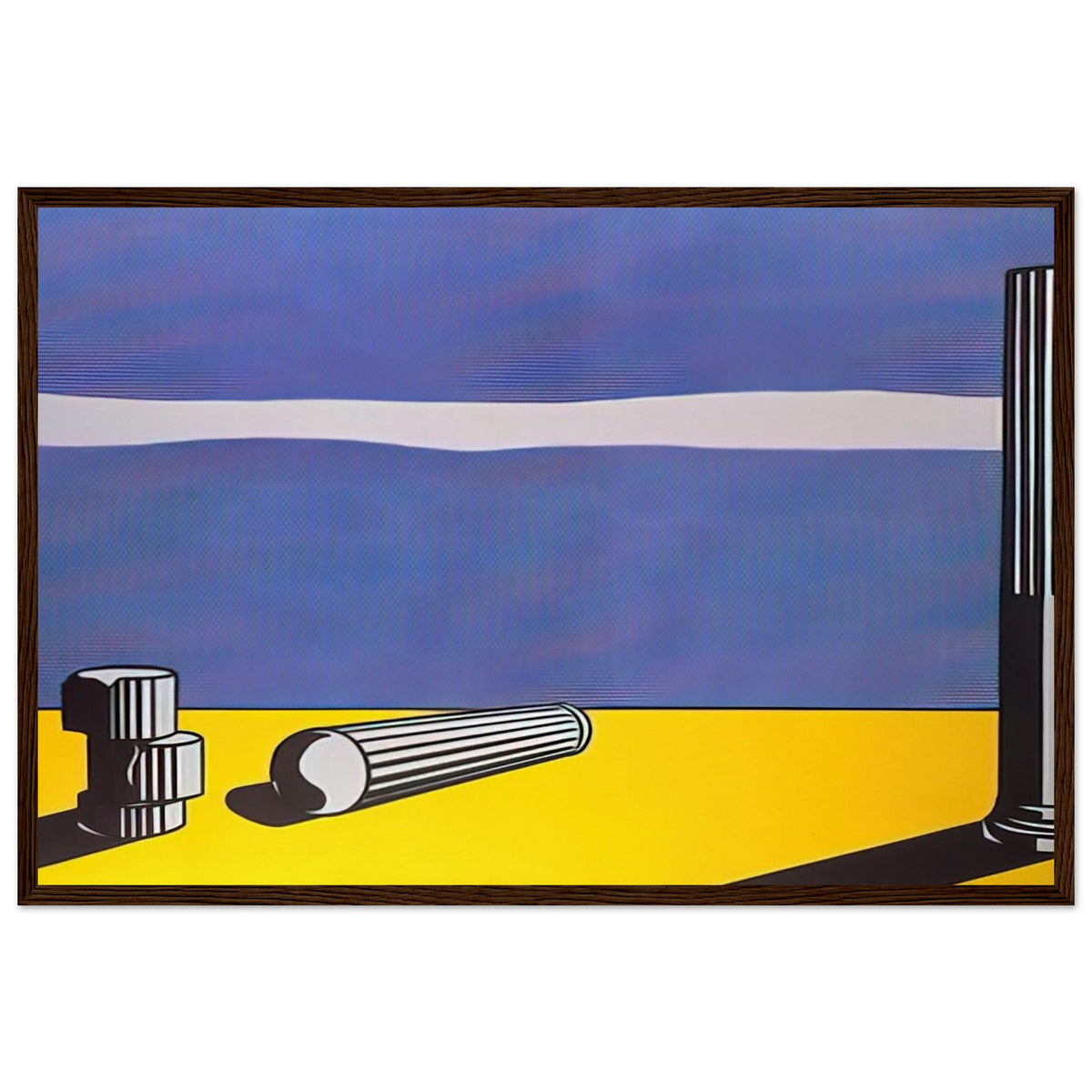 RUINS 1965 Framed Poster | Roy Lichtenstein Framed Prints Wall Art | Roy Lichtenstein Shop