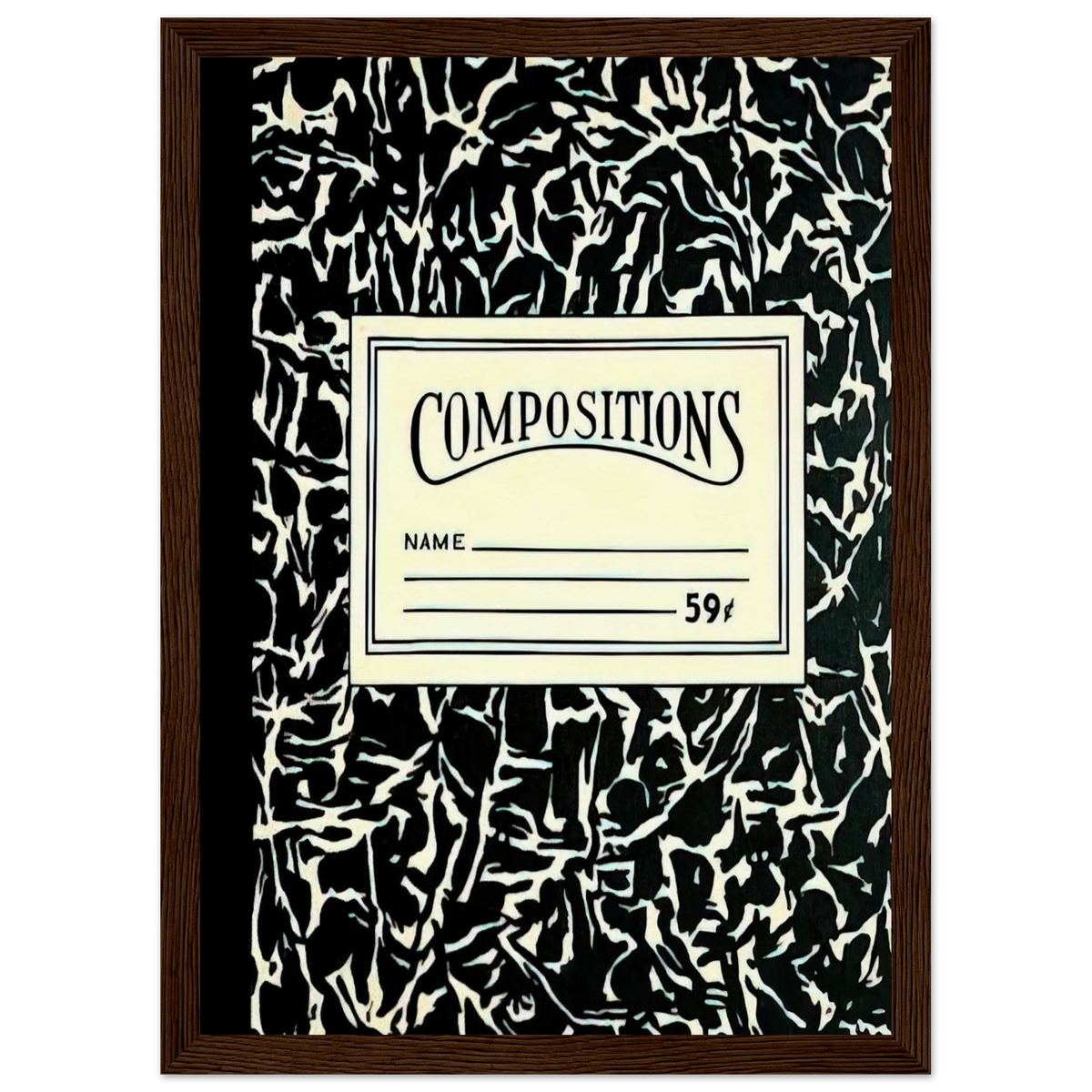 COMPOSITIONS II 1964 Framed Poster | Roy Lichtenstein Framed Prints Wall Art | Roy Lichtenstein Shop