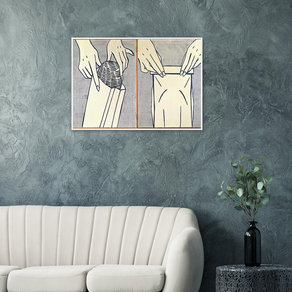 BREAD IN BAG 1961 Framed Poster | Roy Lichtenstein Framed Prints Wall Art | Roy Lichtenstein Shop