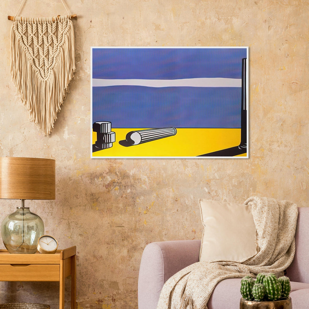RUINS 1965 Framed Poster | Roy Lichtenstein Framed Prints Wall Art | Roy Lichtenstein Shop