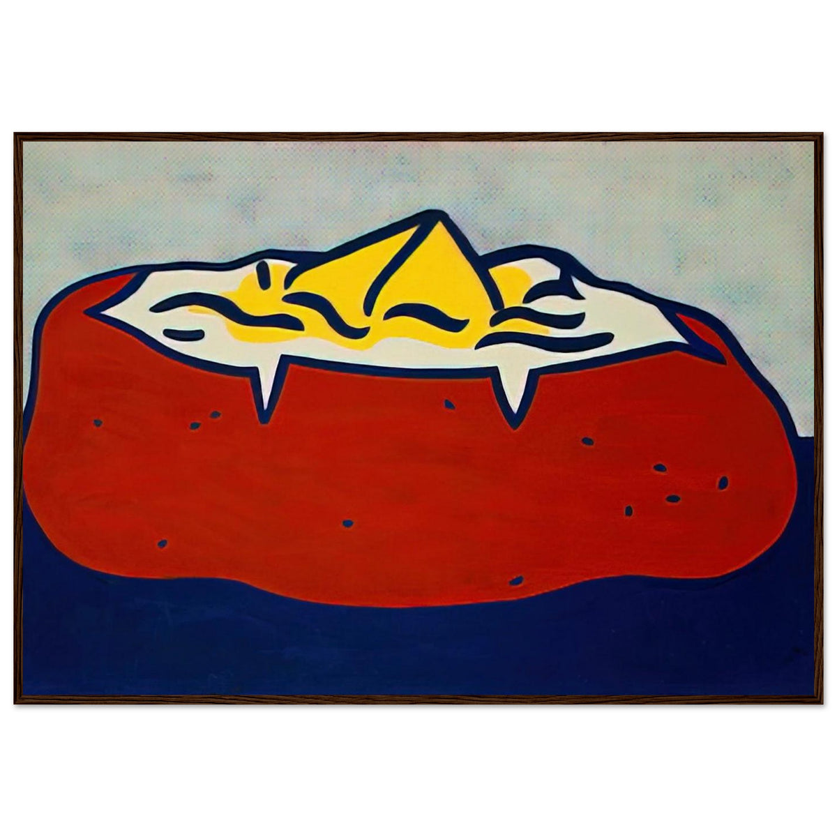 BAKED POTATO 1962 Framed Poster | Roy Lichtenstein Framed Prints Wall Art | Roy Lichtenstein Shop