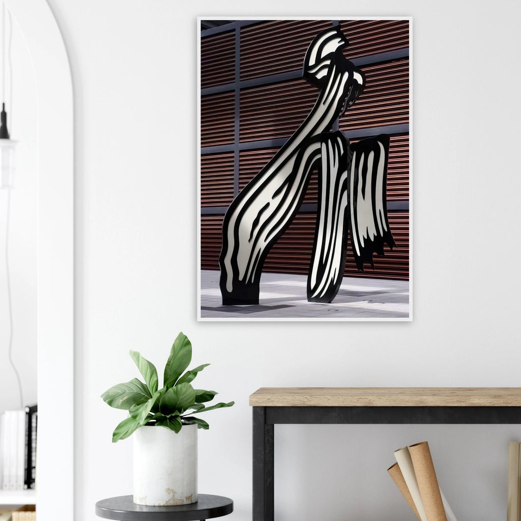 BRUSHSTROKE 1996 Framed Poster | Roy Lichtenstein Framed Prints Wall Art | Roy Lichtenstein Shop