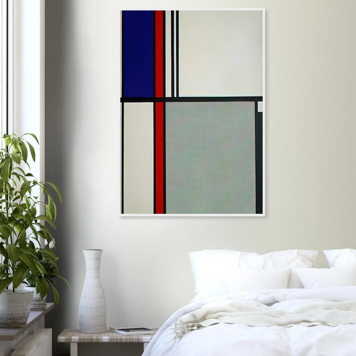NONOBJECTIVE II 1964 Framed Poster | Roy Lichtenstein Framed Prints Wall Art | Roy Lichtenstein Shop