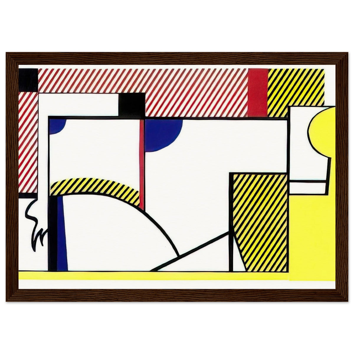 BULL VI 1973 Framed Poster | Roy Lichtenstein Framed Prints Wall Art | Roy Lichtenstein Shop