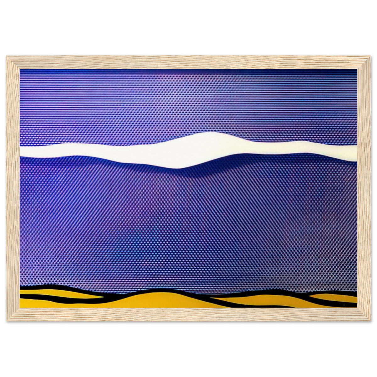 ARCTIC LANDSCAPE 1964 Framed Poster | Roy Lichtenstein Framed Prints Wall Art | Roy Lichtenstein Shop