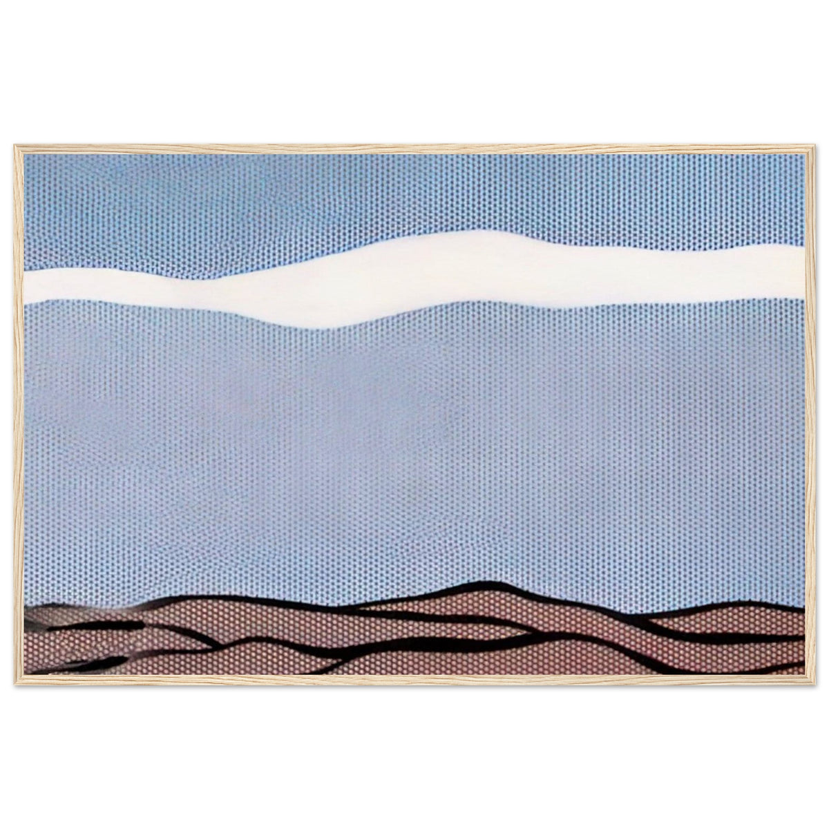 LANDSCAPE 1964 Framed Poster | Roy Lichtenstein Framed Prints Wall Art | Roy Lichtenstein Shop