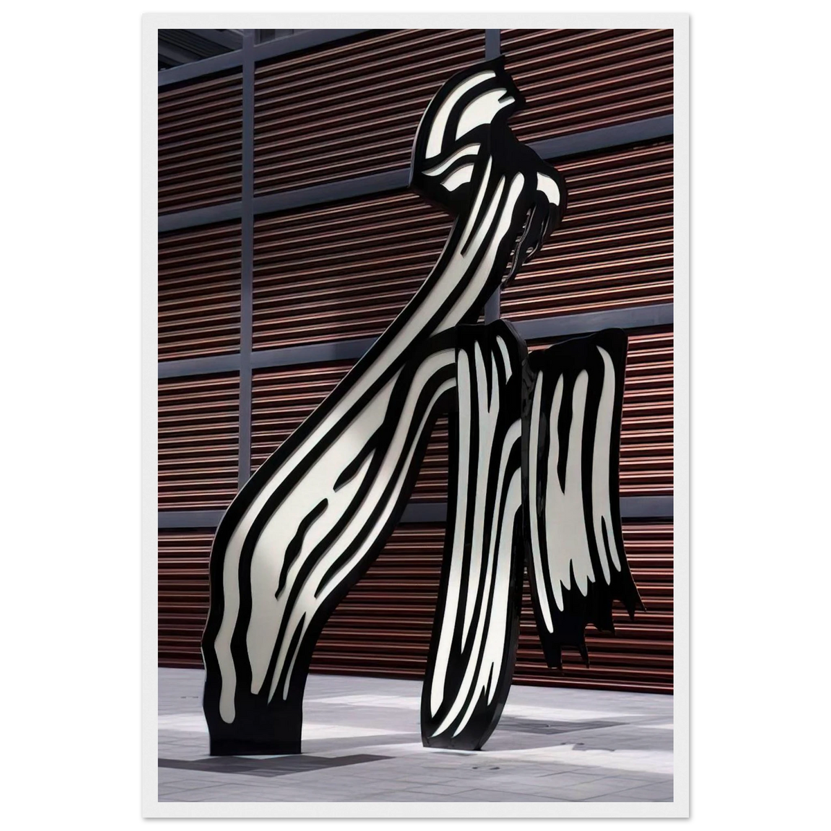 BRUSHSTROKE 1996 Framed Poster | Roy Lichtenstein Framed Prints Wall Art | Roy Lichtenstein Shop